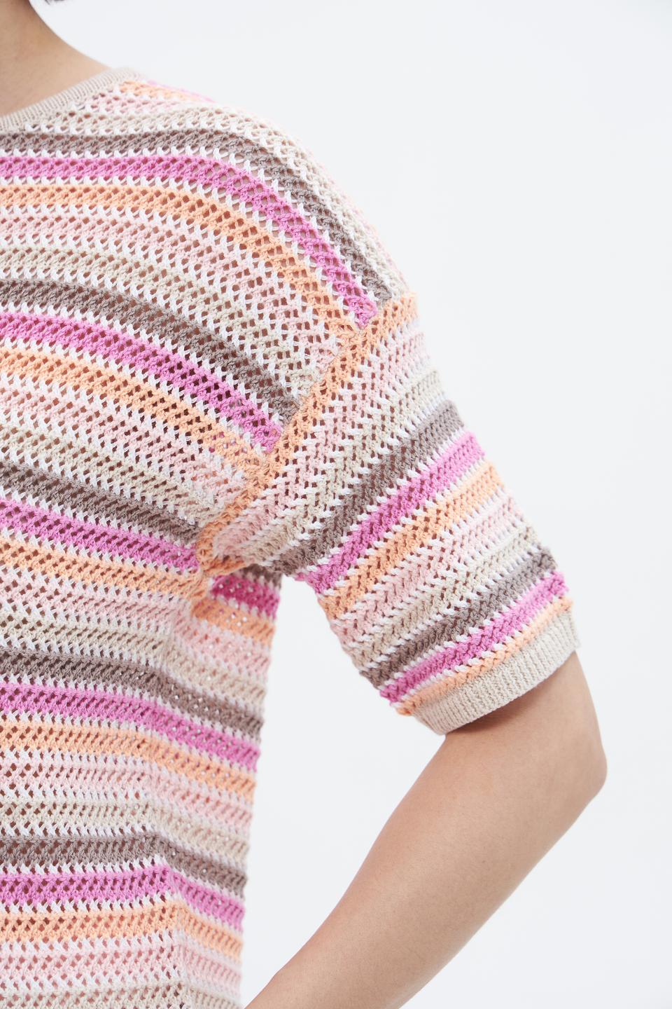 Пуловер Bianca в полоску