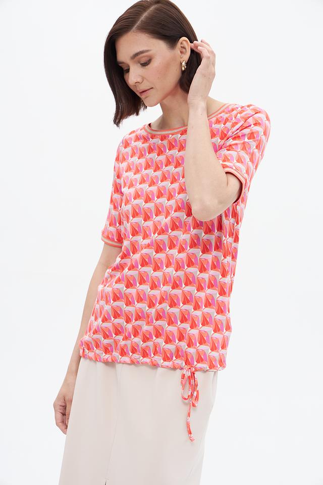 Блузка Betty Barclay с принтом коралловый