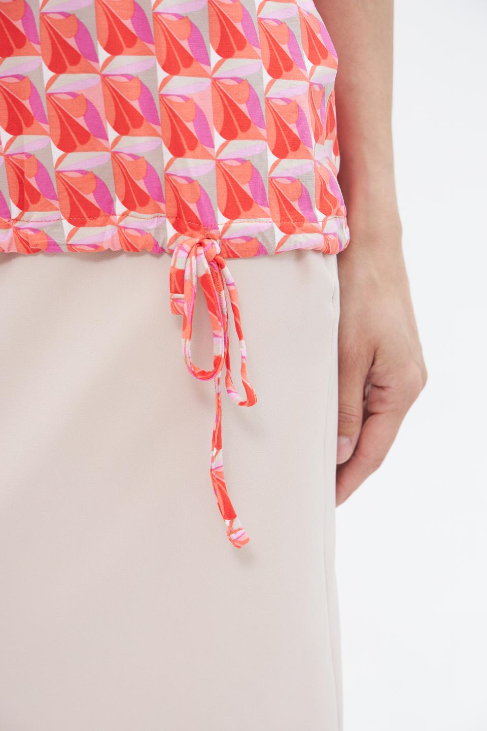 Блузка Betty Barclay с принтом коралловый