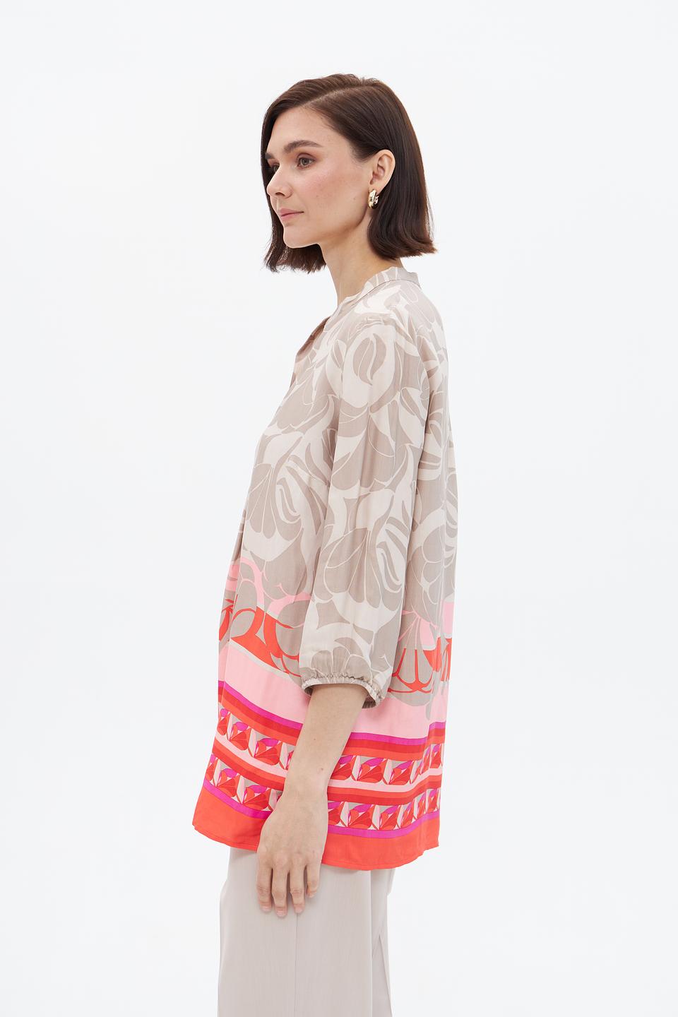 Блузка Betty Barclay с принтом бежевый