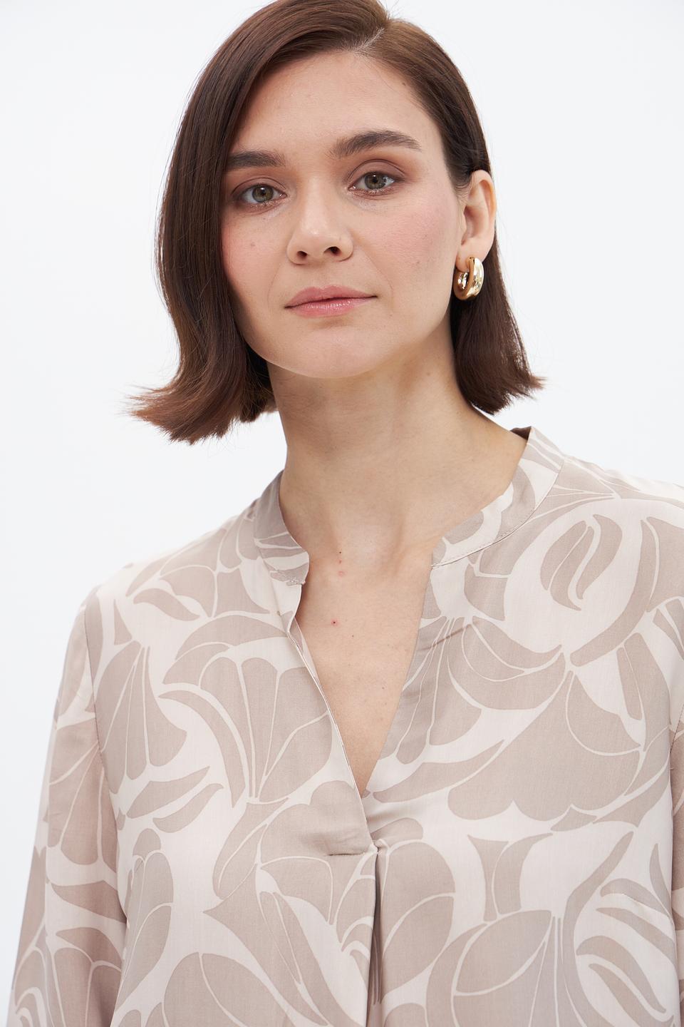 Блузка Betty Barclay с принтом бежевый
