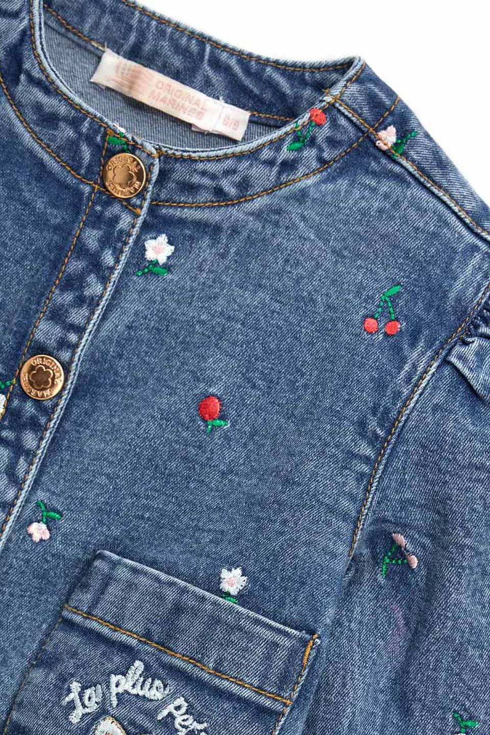 Кардиган Original Marines джинсовый с вышивкой