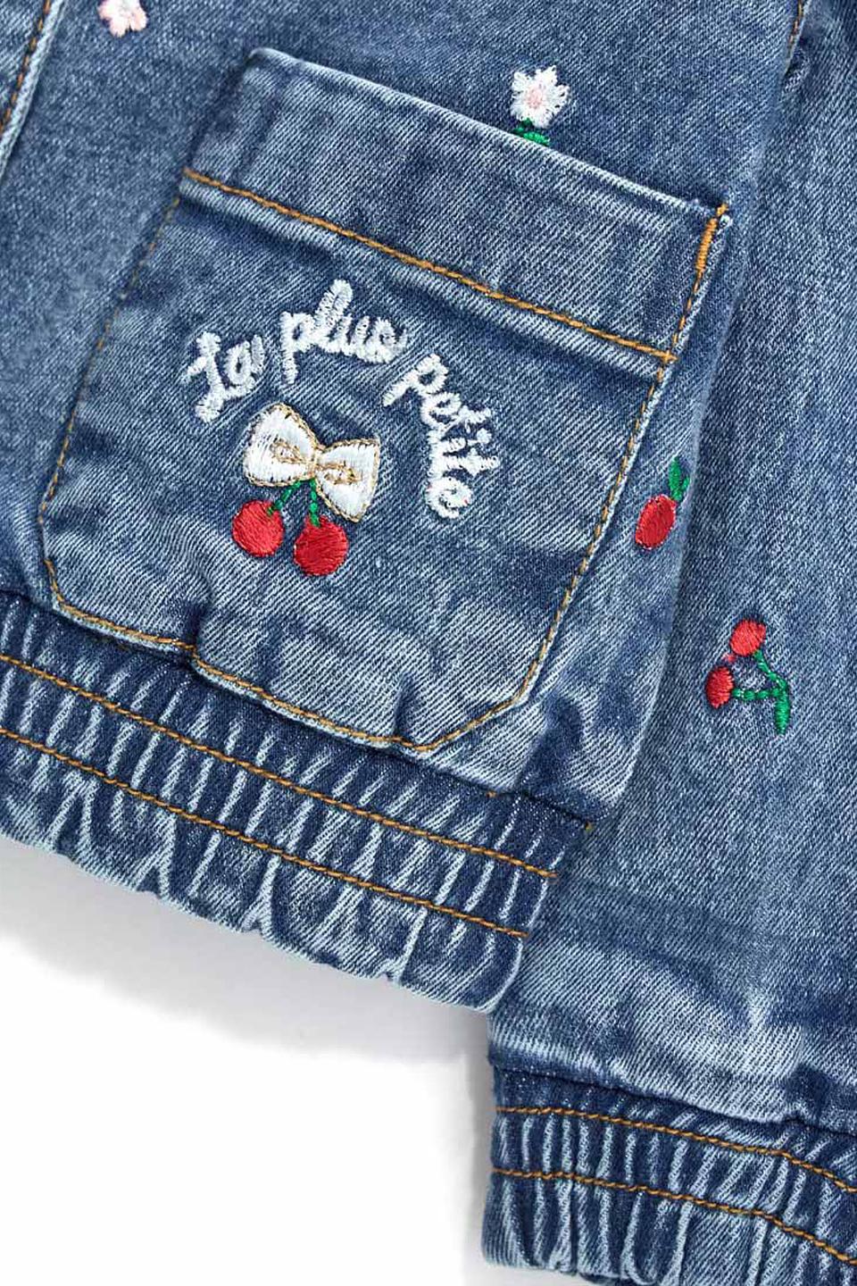 Кардиган Original Marines джинсовый с вышивкой