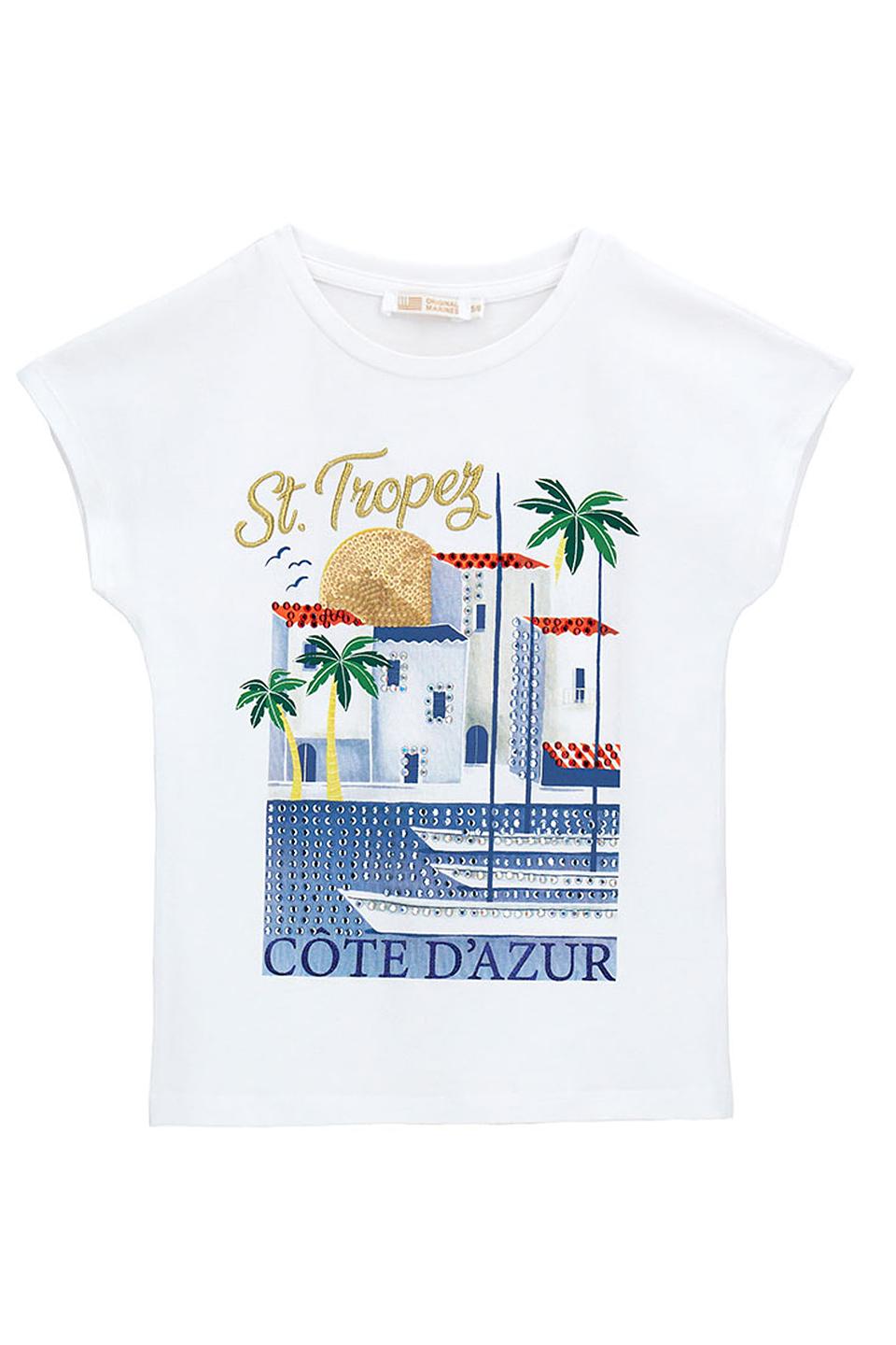 Футболка Original Marines дев. с принтом