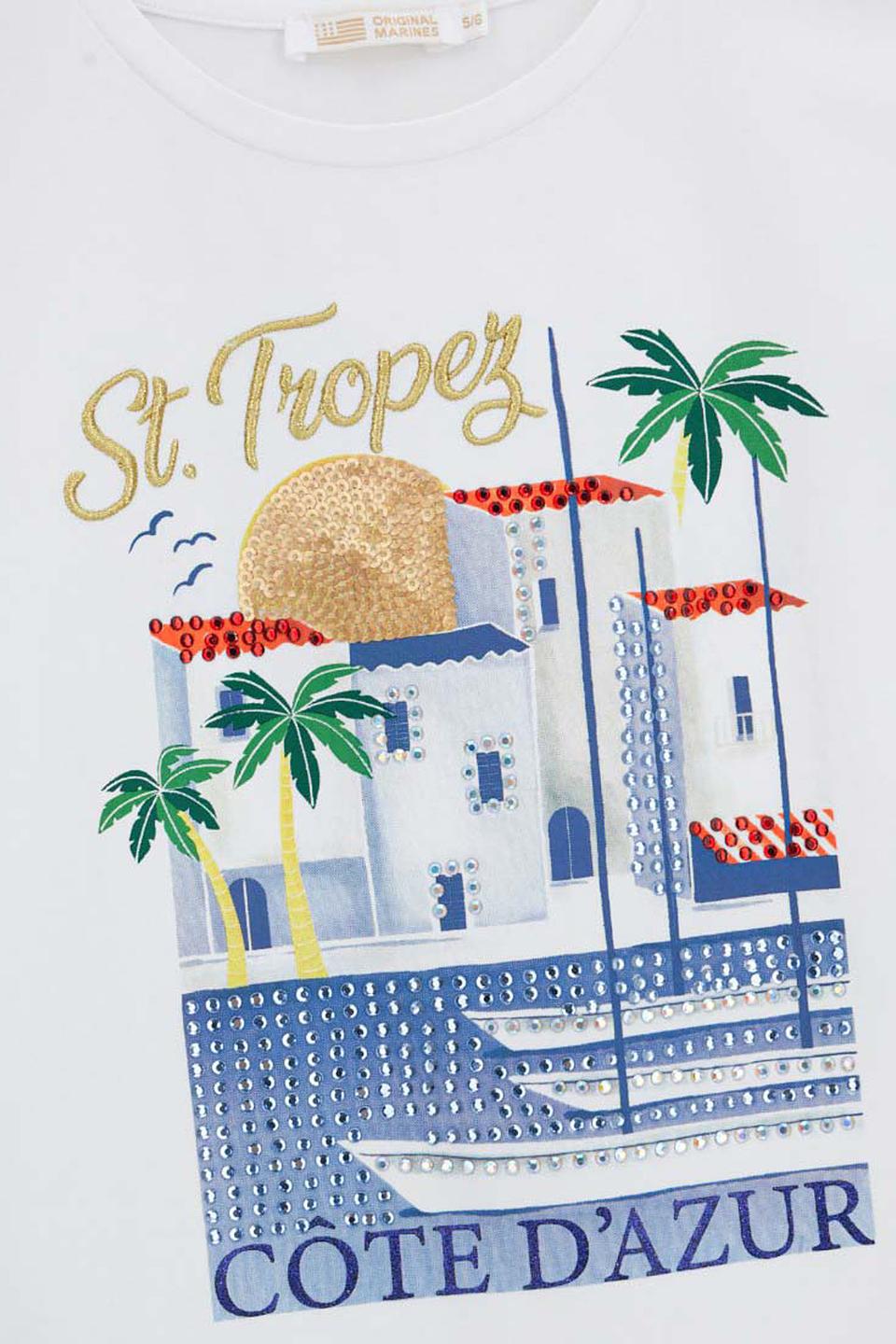 Футболка Original Marines дев. с принтом