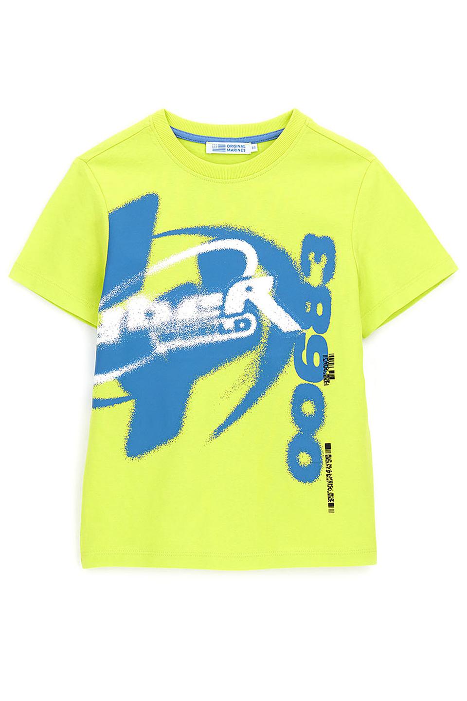 Футболка Original Marines салатовая с принтом