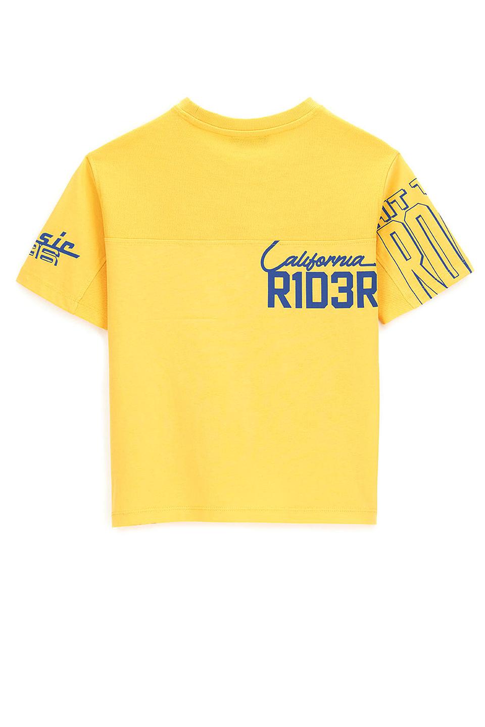 Футболка Original Marines жёлтая с принтом