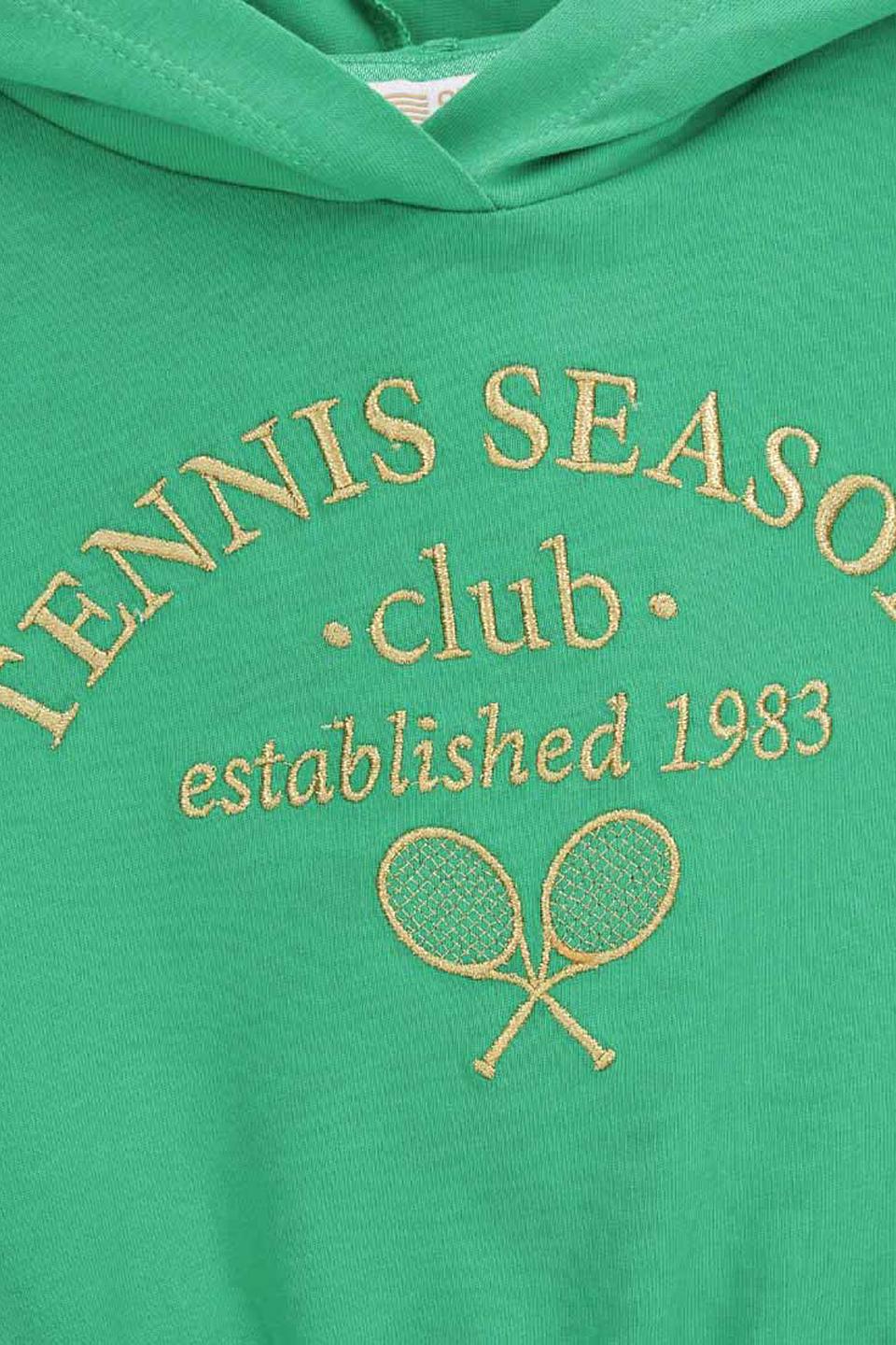 Футболка Original Marines дев. зеленая с капюшоном