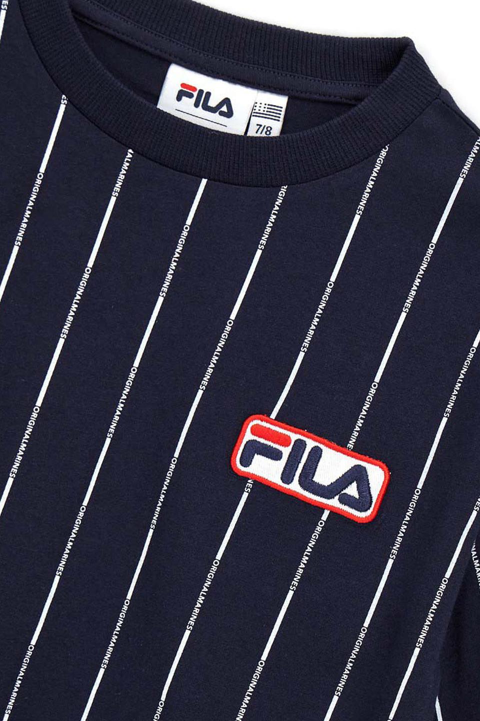 Футболка Fila в полоску синяя