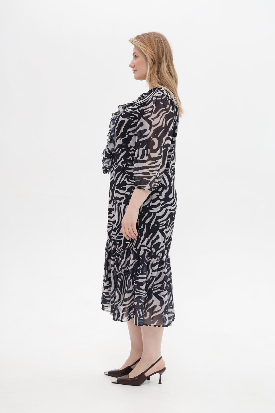 Платье Betty and Co принт зебра