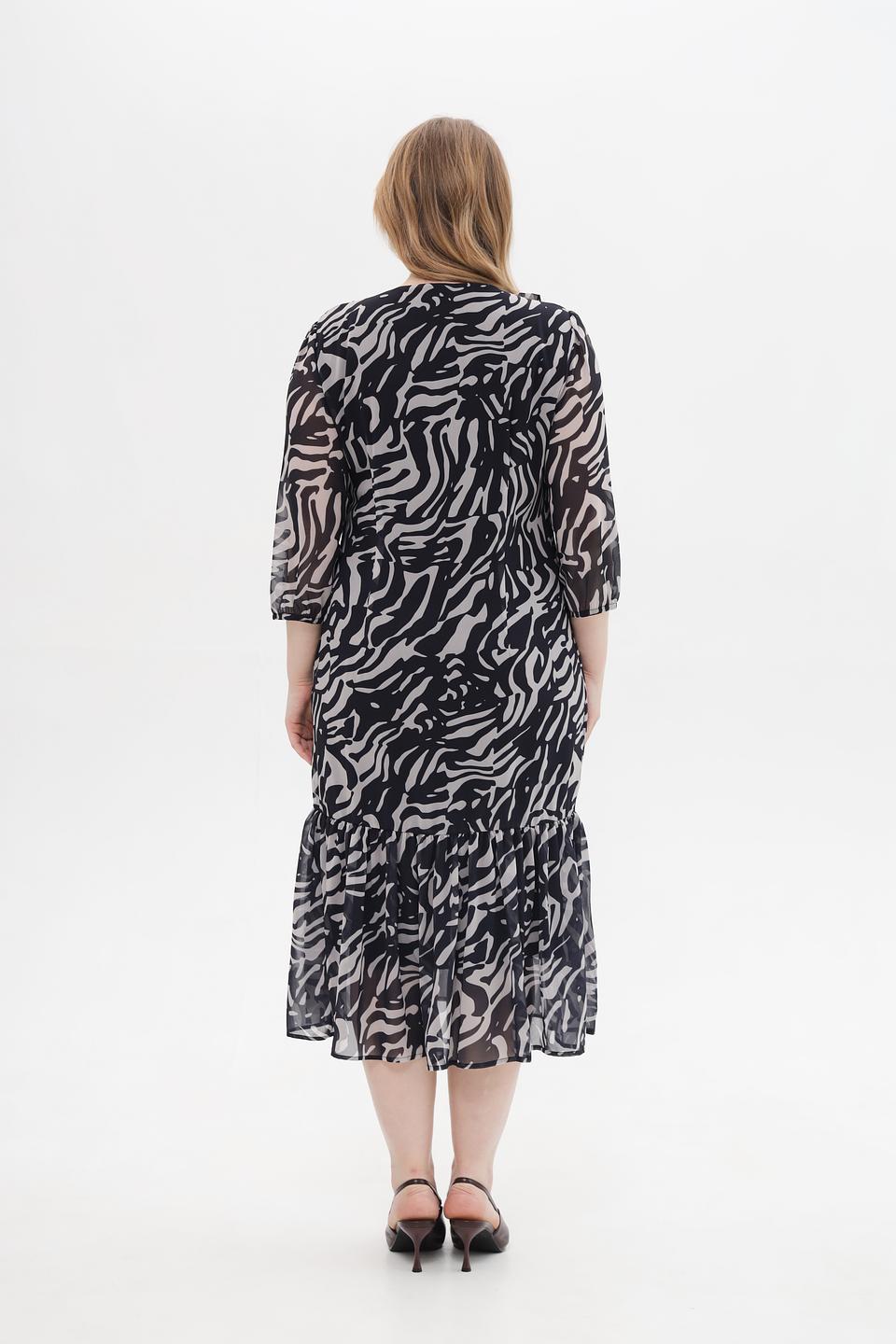 Платье Betty and Co принт зебра