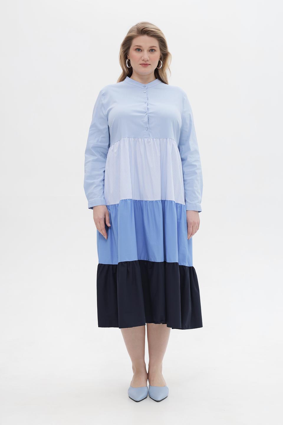 Платье Tuzzi многослойное голубое