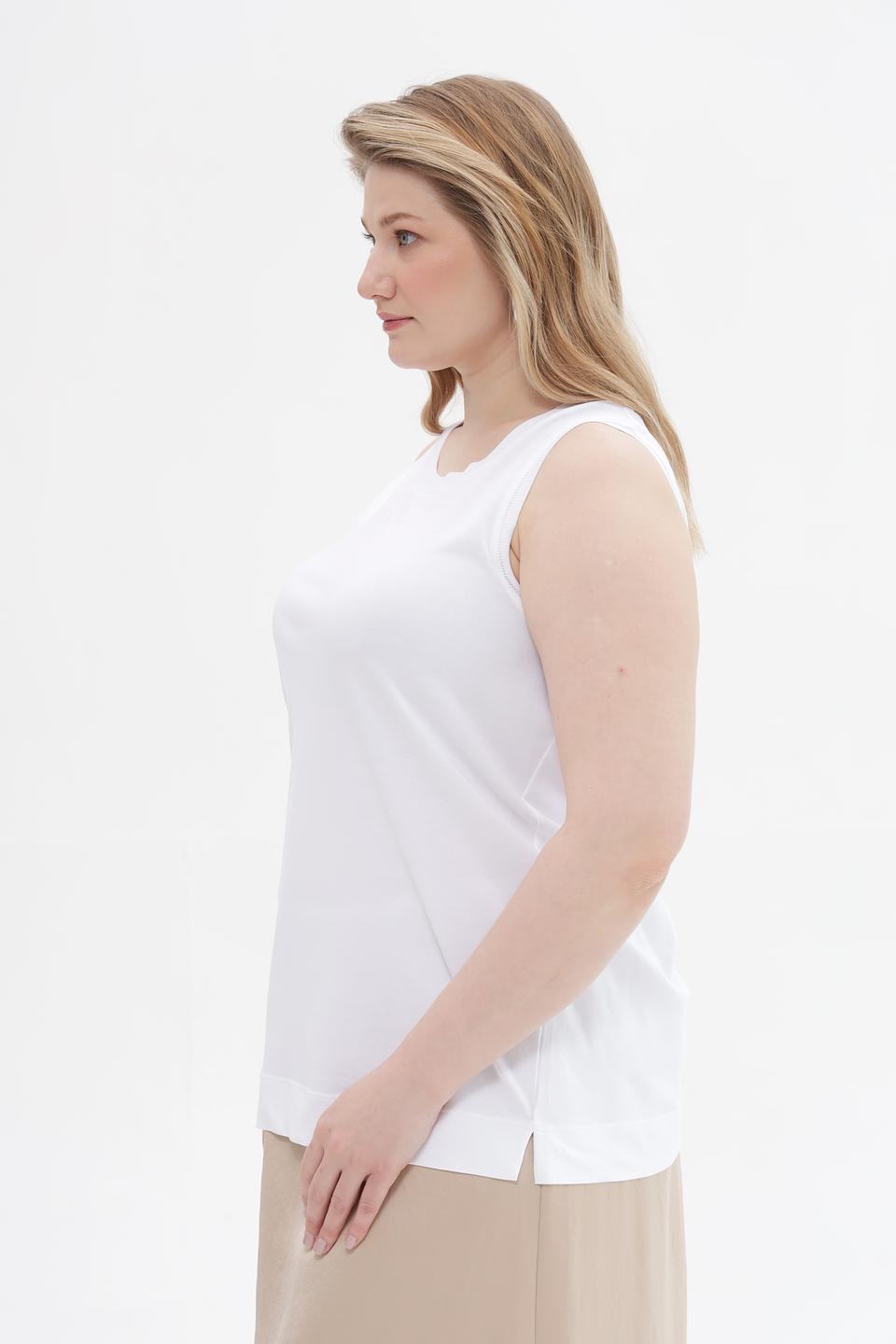 Топ Margittes базовый белый