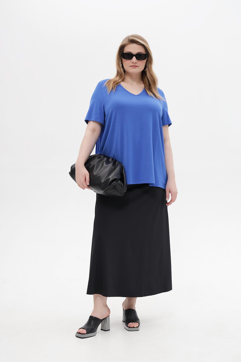 Блуза Samoon женская синяя