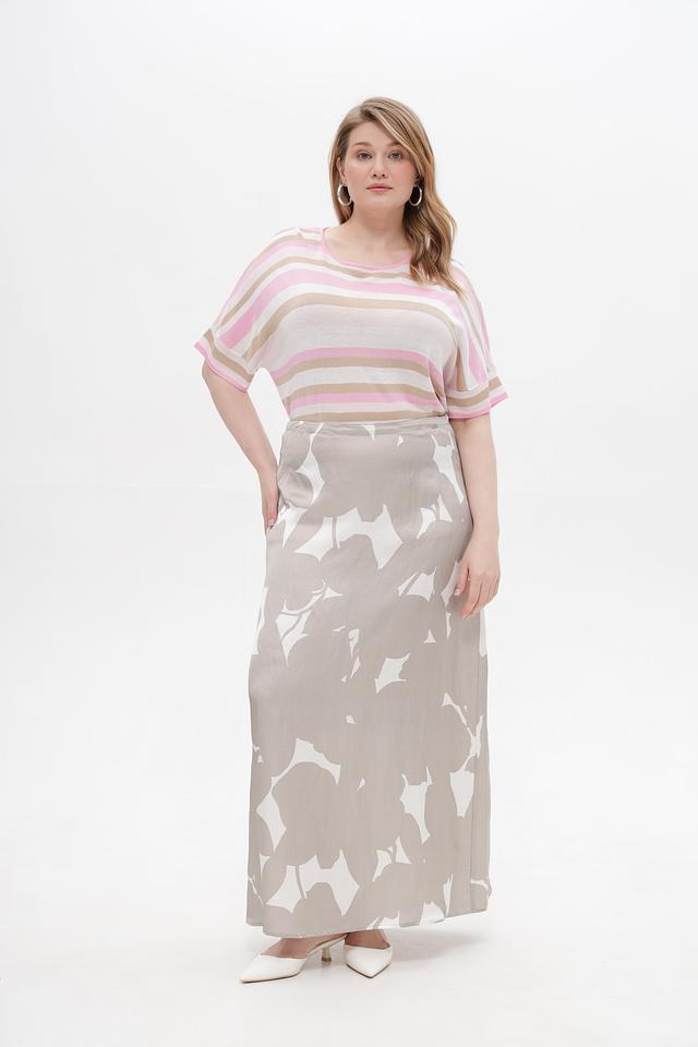 Юбка Cinque с принтом бежевая