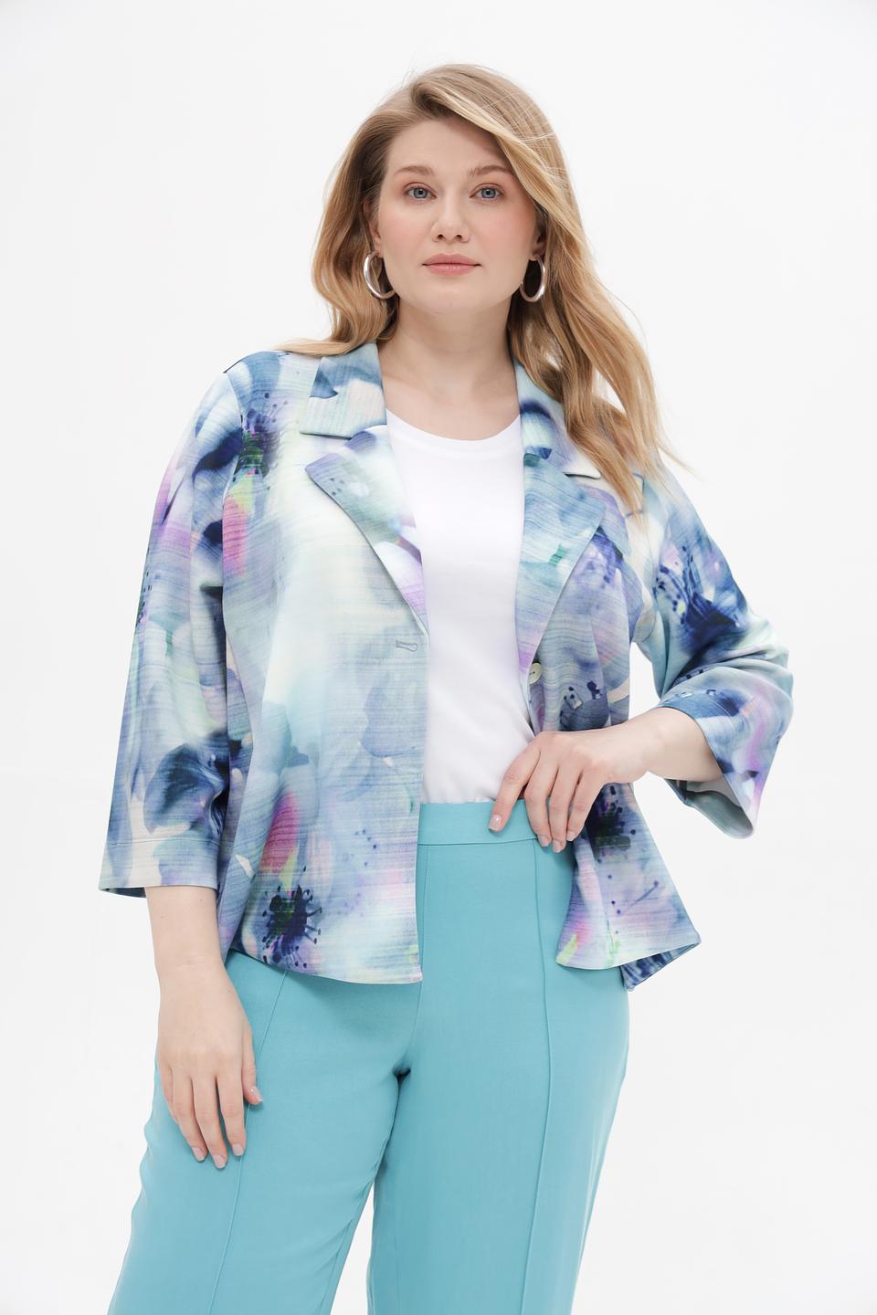 Жакет Via Appia с абстрактным принтом