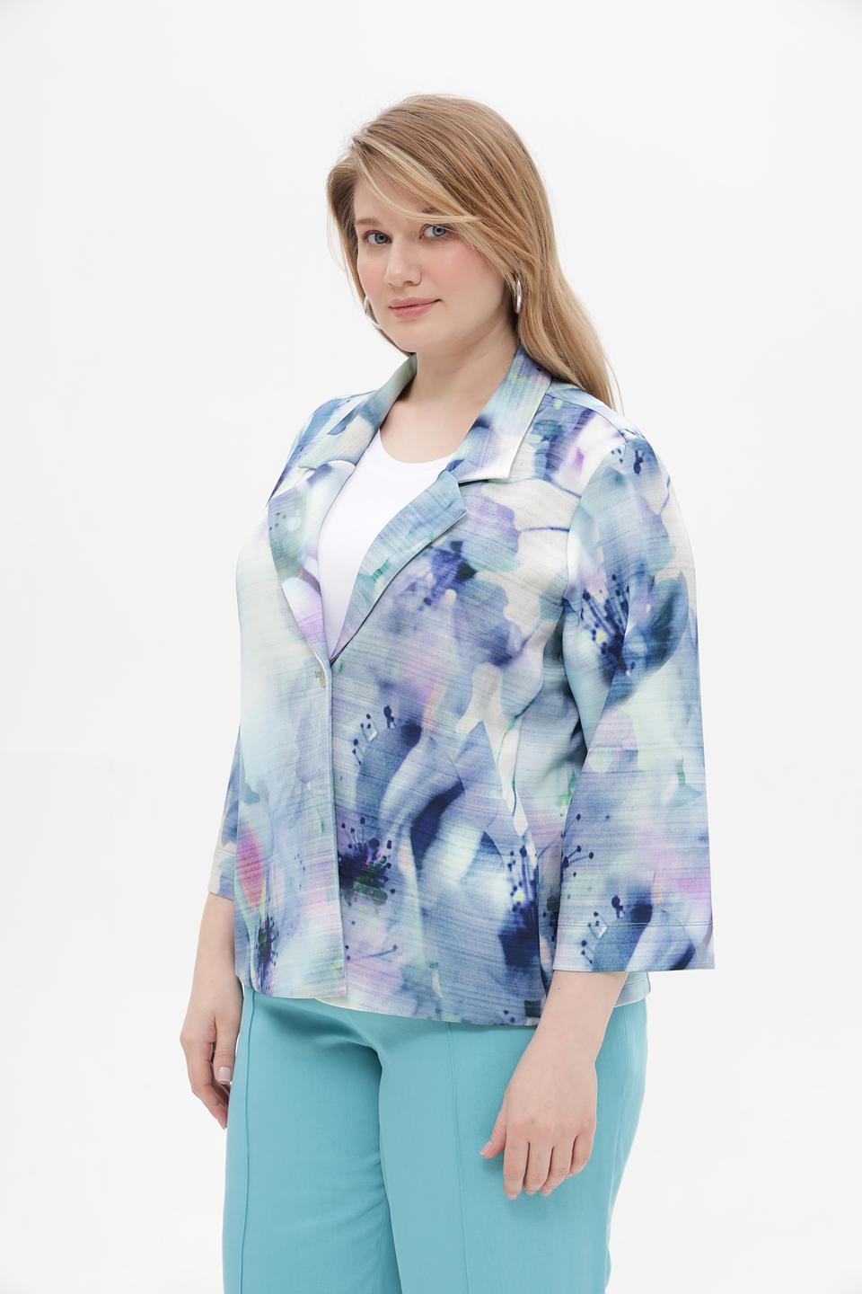 Жакет Via Appia с абстрактным принтом