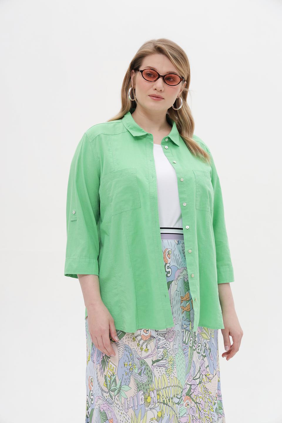 Блуза Via Appia DUE зелёная