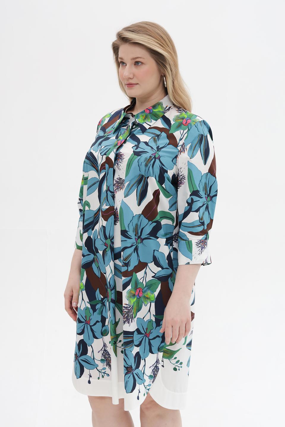 Платье рубашка Luisa Cerano с цветочным принтом