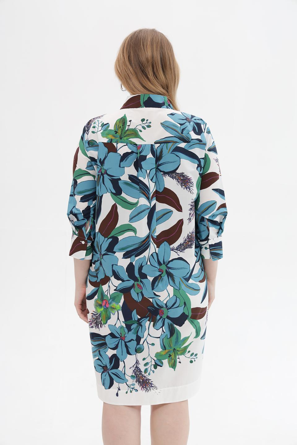 Платье рубашка Luisa Cerano с цветочным принтом