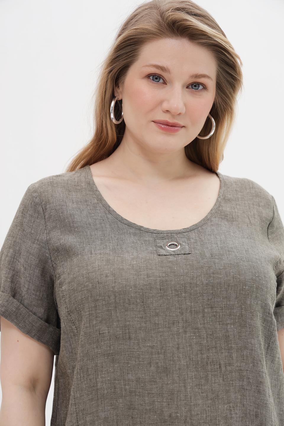 Платье Doris Streich лен серое