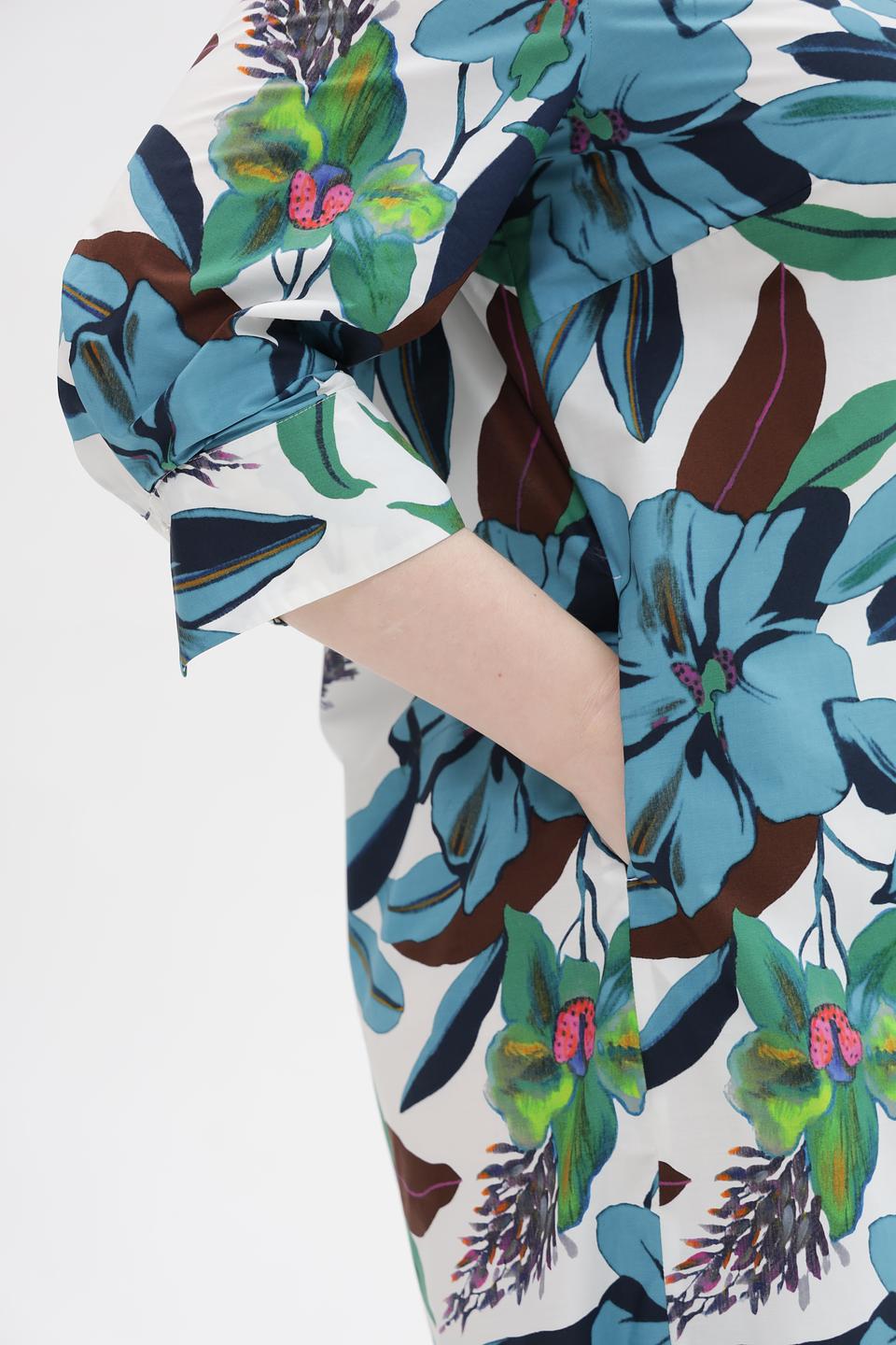 Платье рубашка Luisa Cerano с цветочным принтом