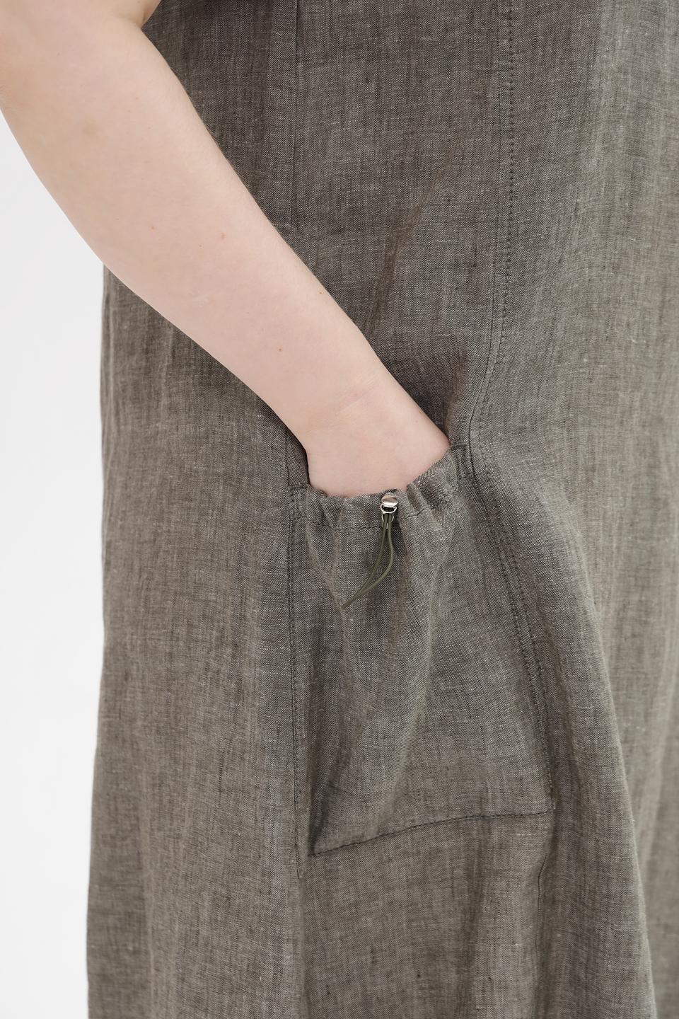 Платье Doris Streich лен серое