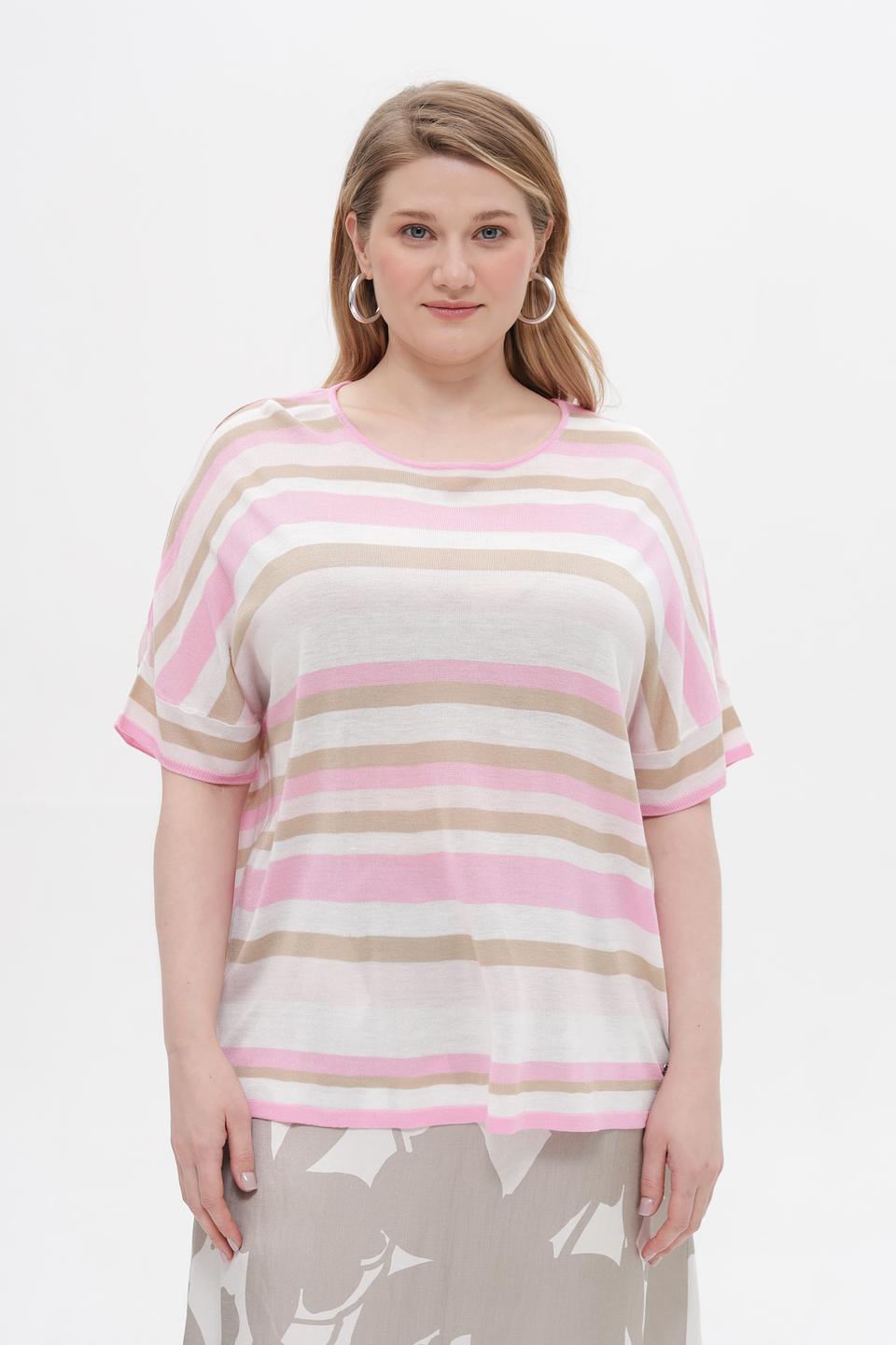 Пуловер Frapp в полоску