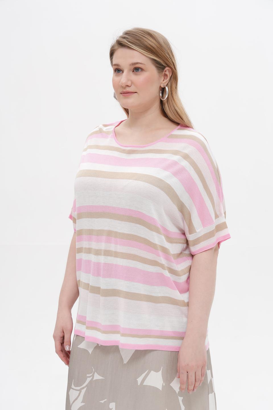 Пуловер Frapp в полоску