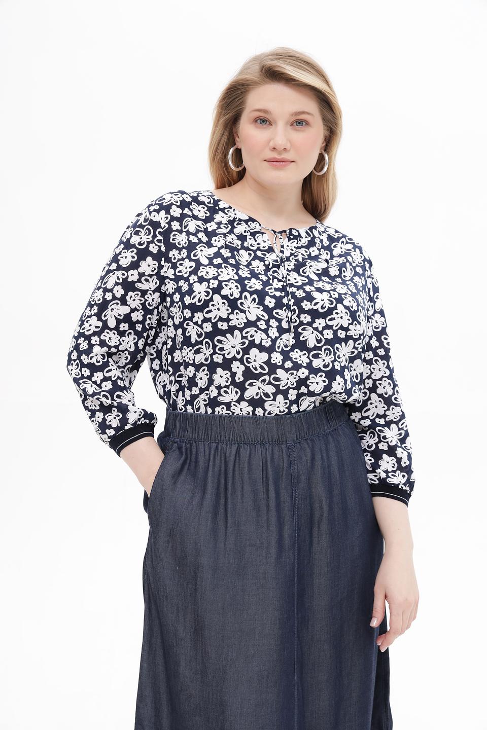 Блуза Rabe collection с цветочным принтом