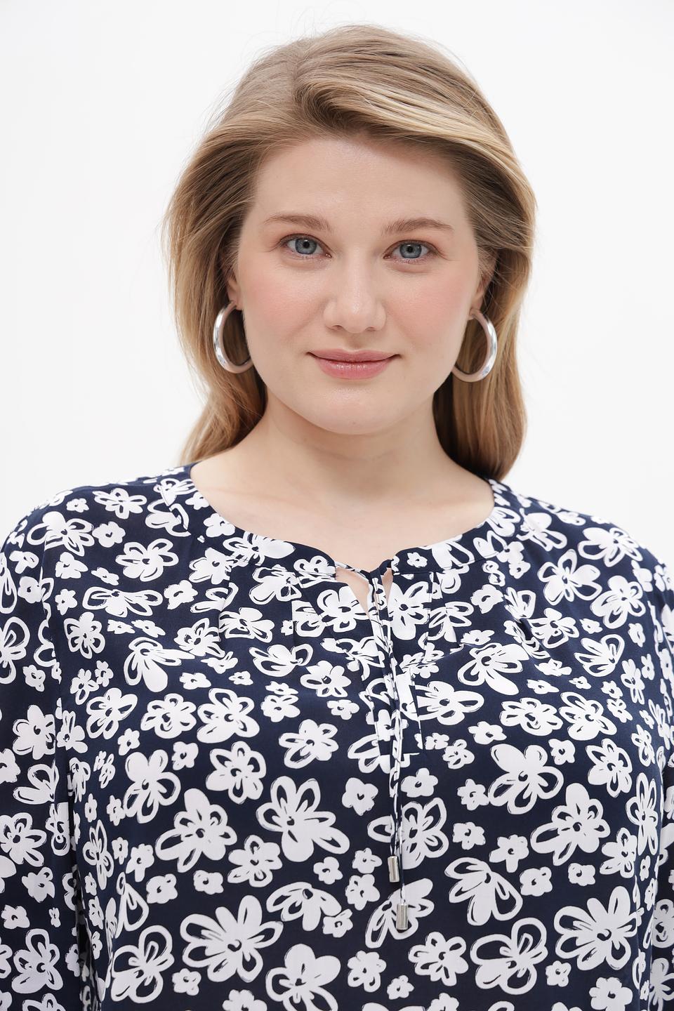 Блуза Rabe collection с цветочным принтом