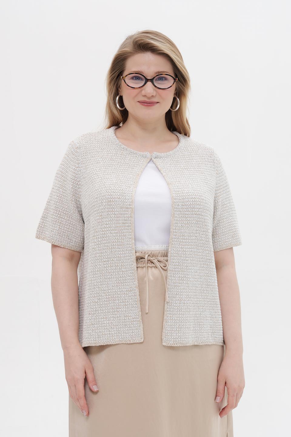 Жакет Monari короткий бежевый