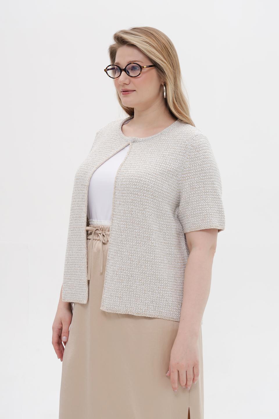 Жакет Monari короткий бежевый