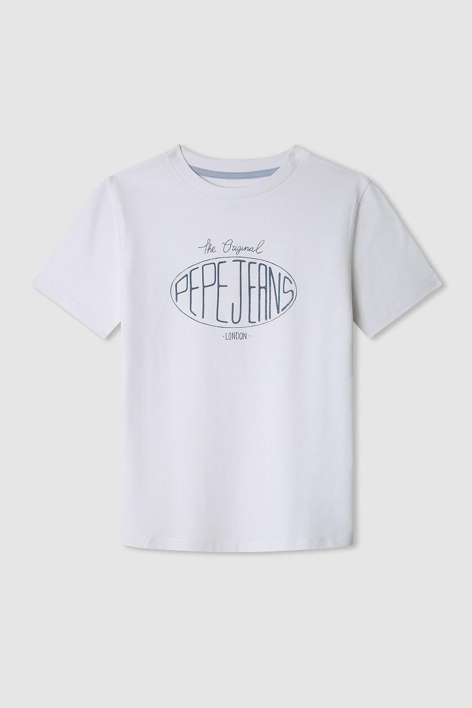 Футболка Pepe Jeans London детская белая