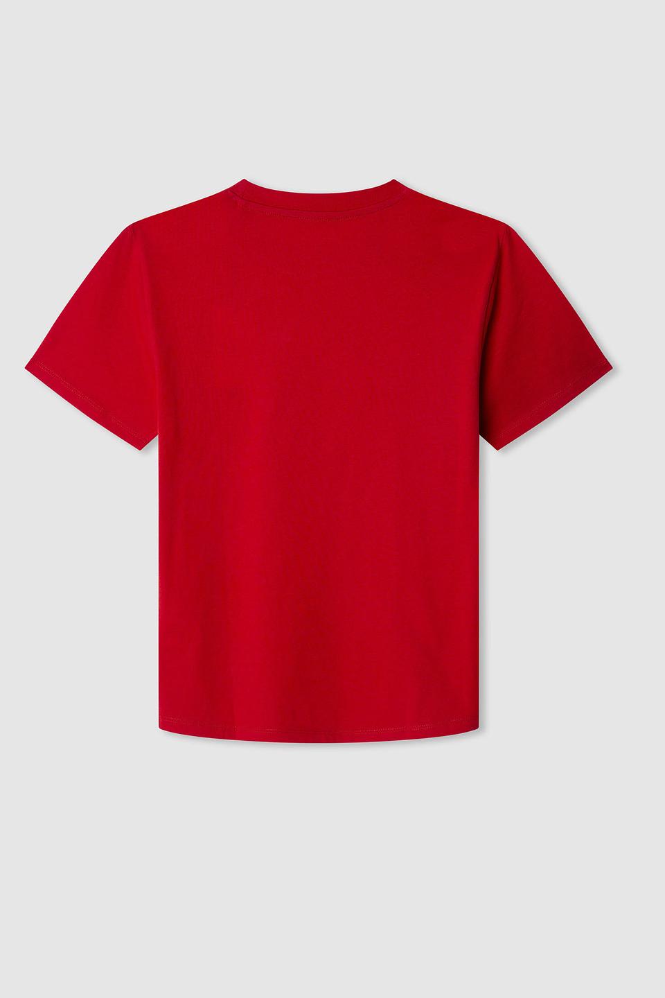 Футболка Pepe Jeans London красная LONDON 1973