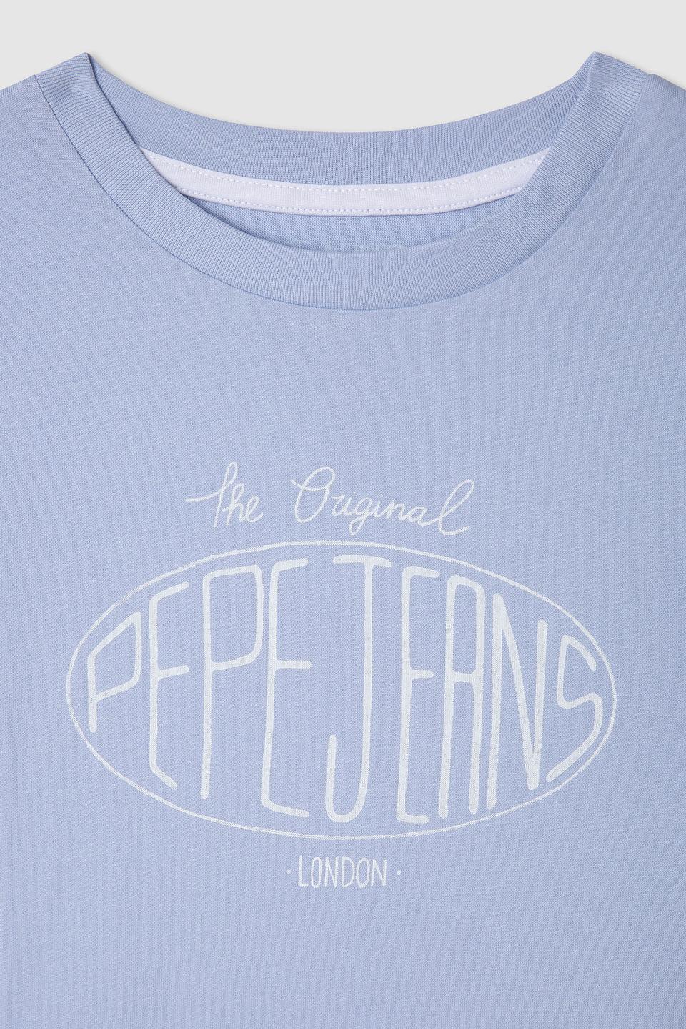 Футболка Pepe Jeans London голубая