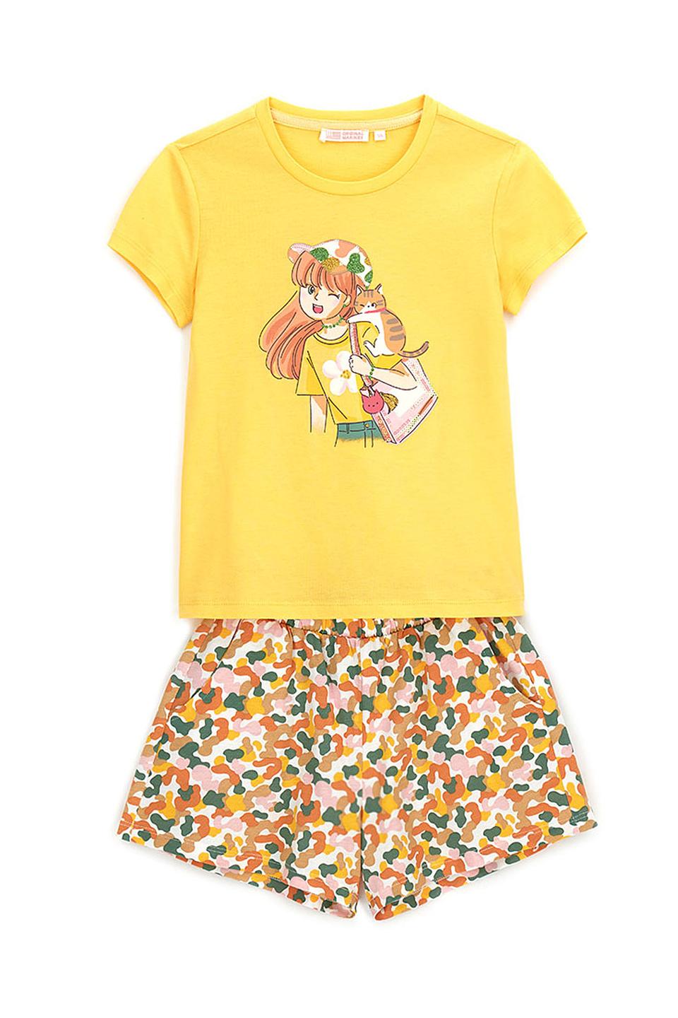 Футболка Original Marines с рисунком жёлтый