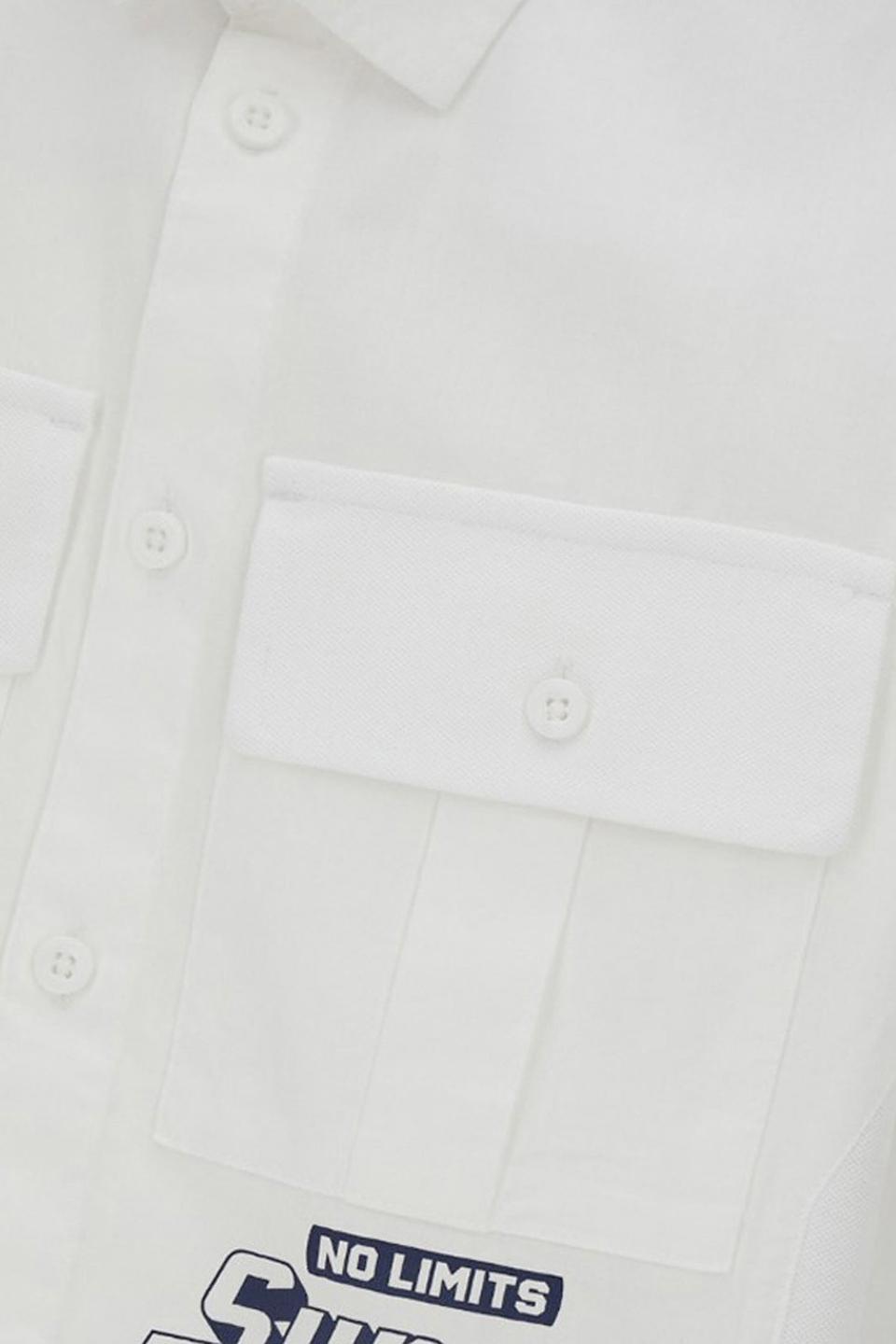 Рубашка Original Marines белая с принтом