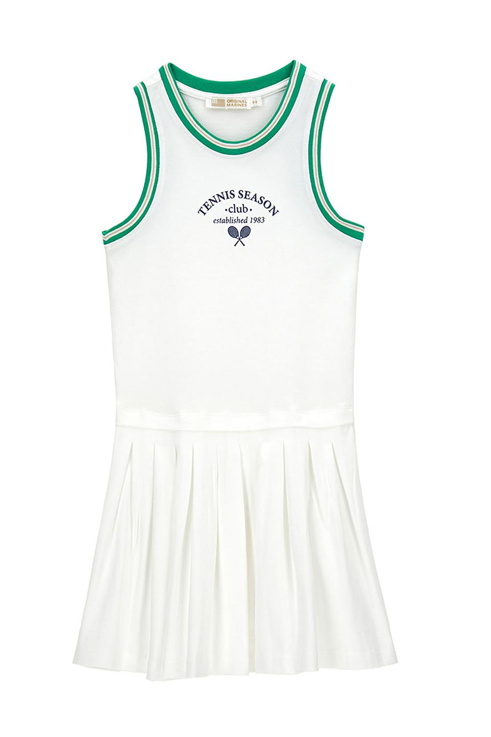 Платье Original Marines дев. Теннисный клуб белый