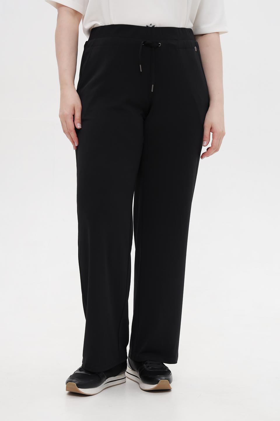 Брюки Lebek палаццо чёрные
