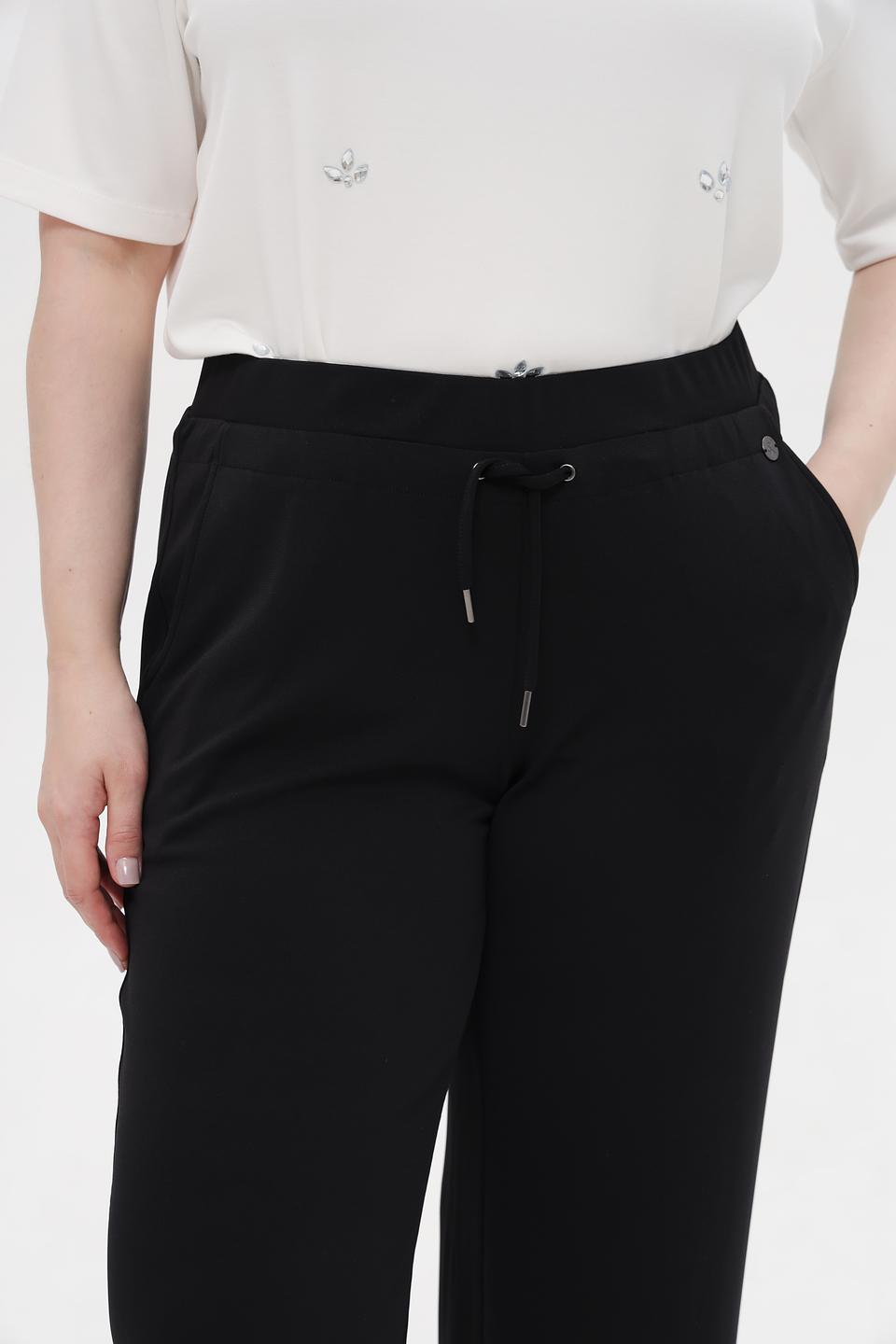 Брюки Lebek палаццо чёрные