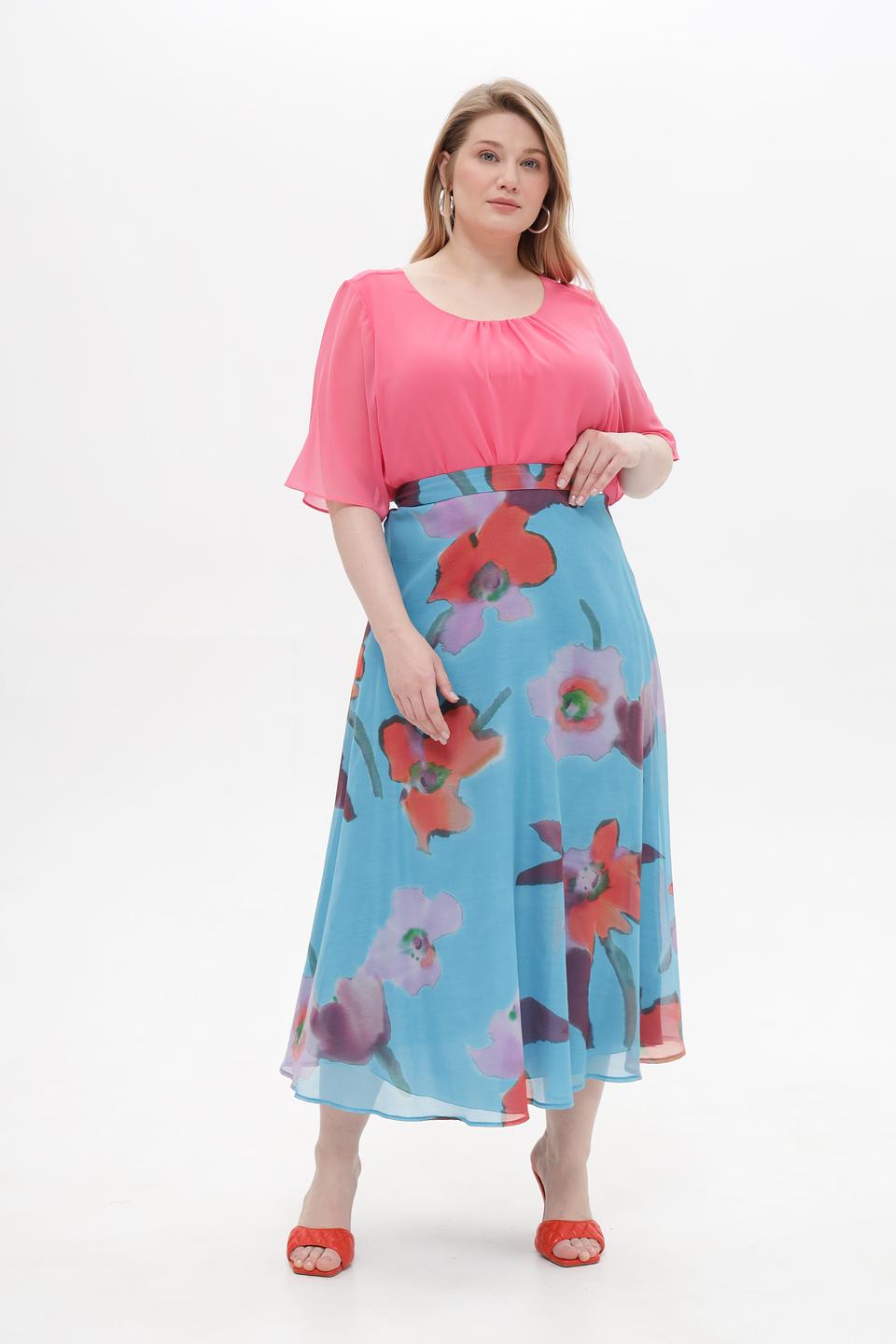 Юбка Luisa Cerano с цветочным принтом