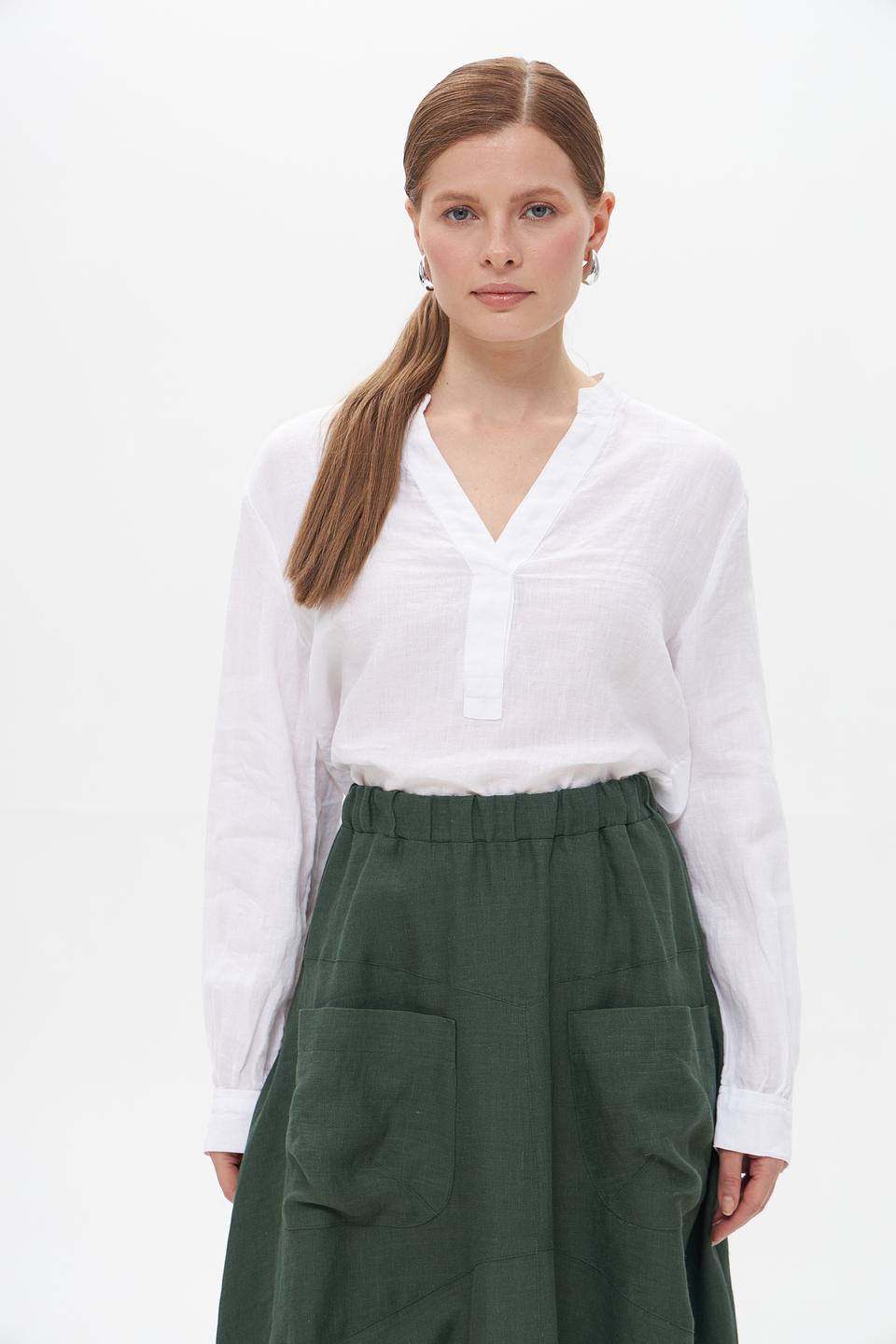 Блузка Marc O Polo льняная белая