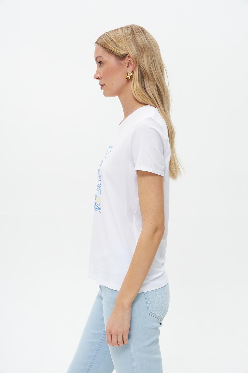 Футболка More and More с принтом зонтиков