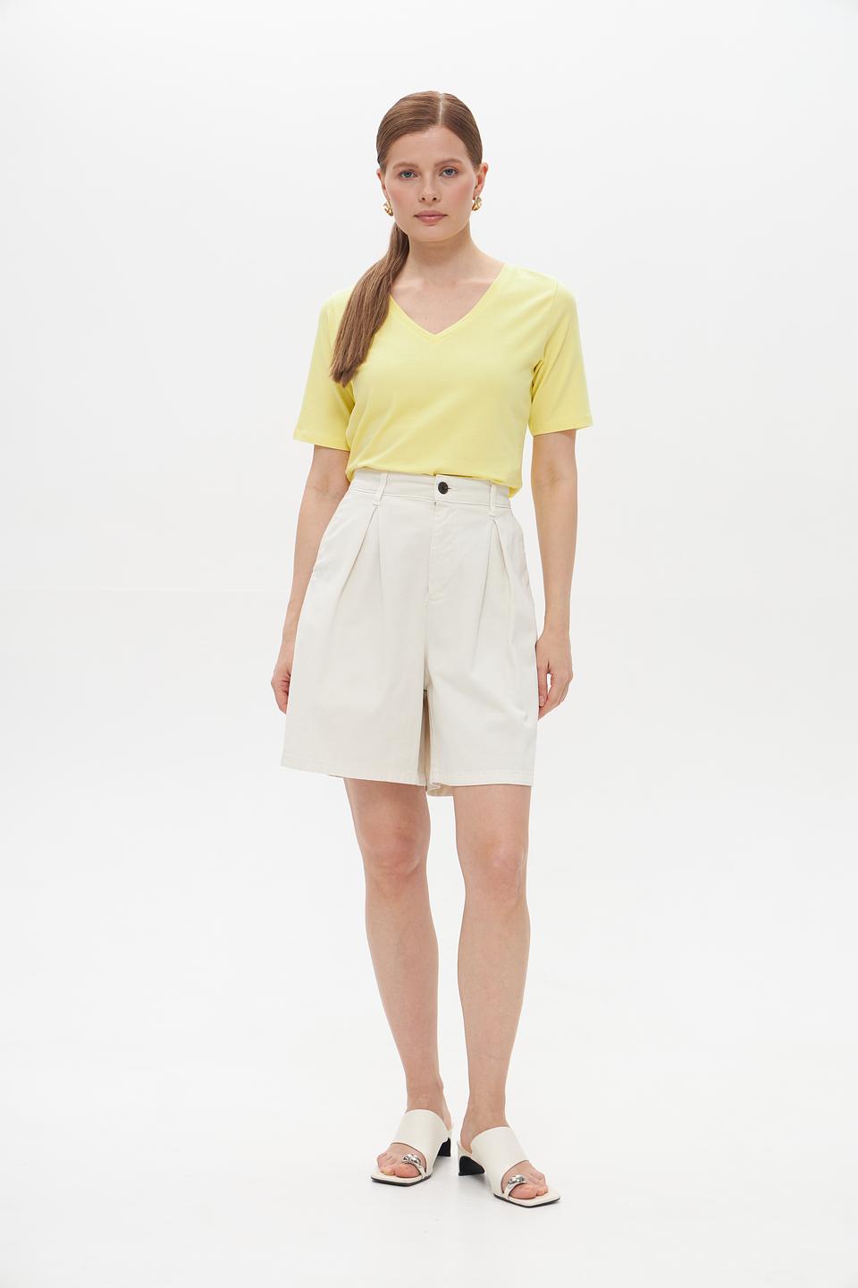 Футболка More and More женская лимонная