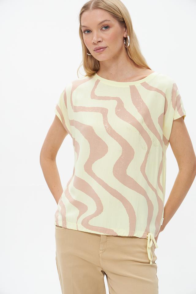 Блуза Betty and Co с волнистым принтом