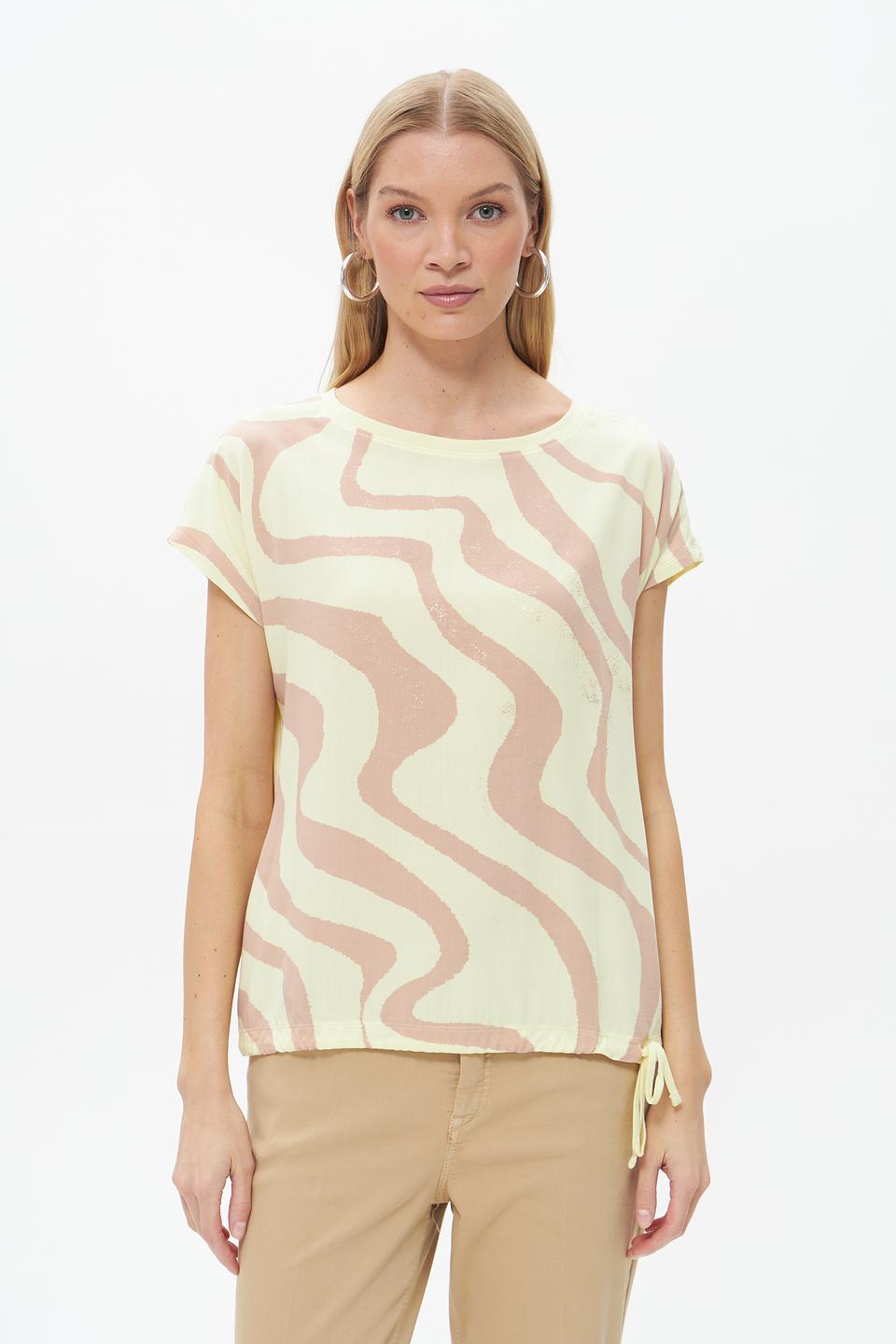 Блуза Betty and Co с волнистым принтом