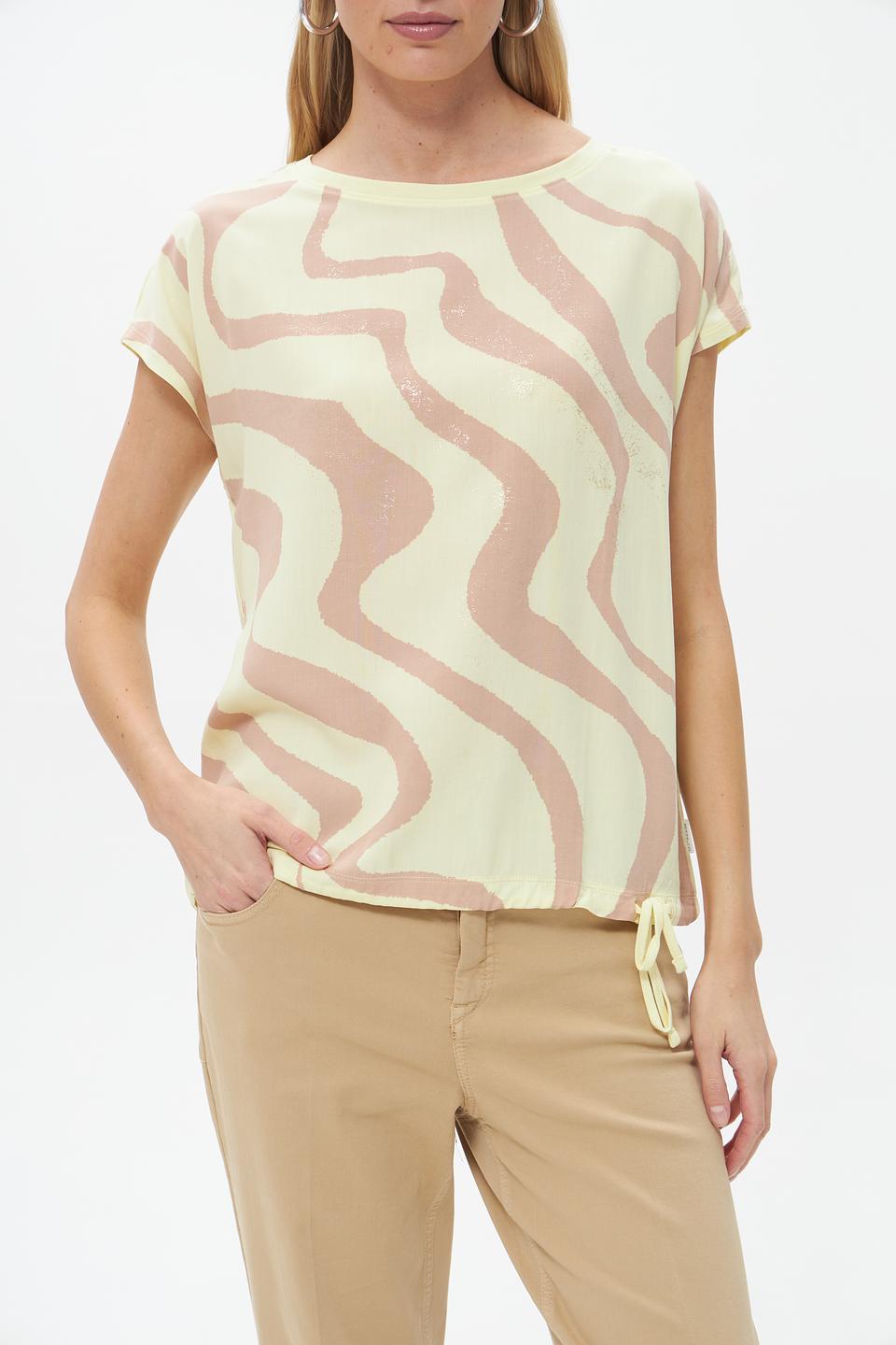 Блуза Betty and Co с волнистым принтом