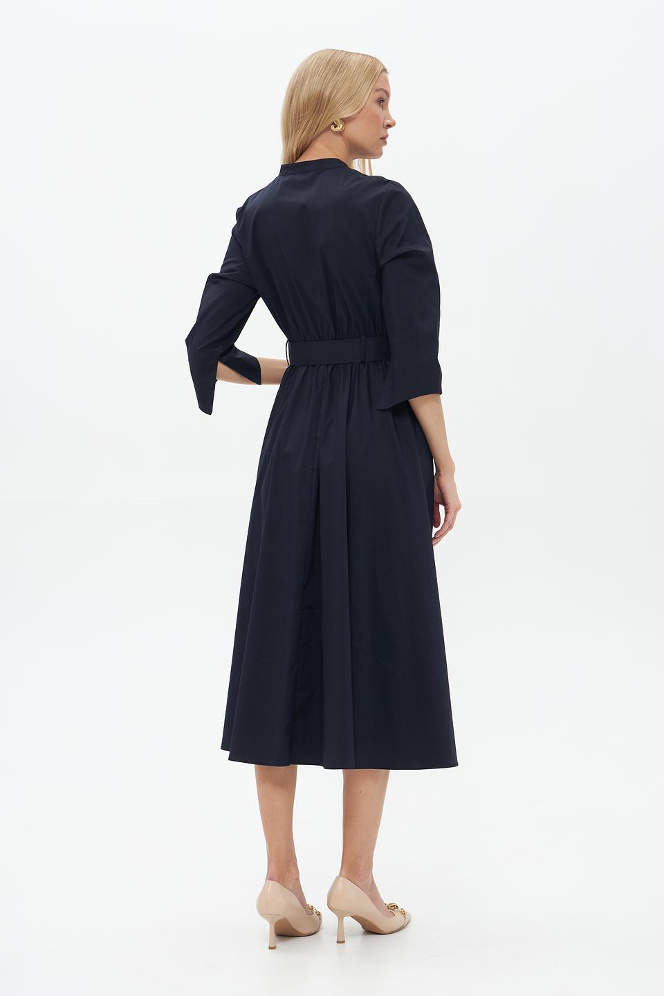 Платье Catnoir приталенное тёмно-синее