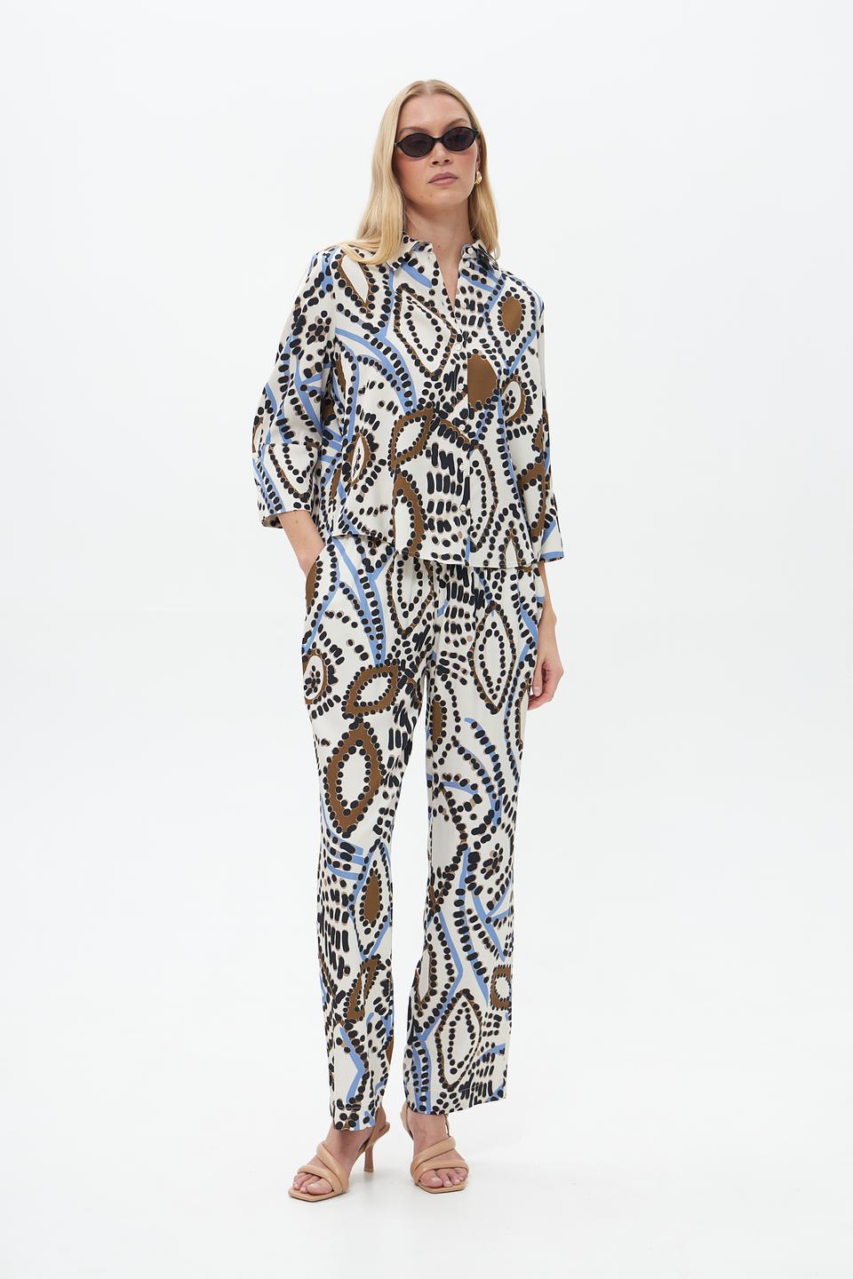 Брюки Catnoir с принтом